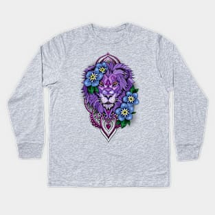 Manda-Lion Kids Long Sleeve T-Shirt